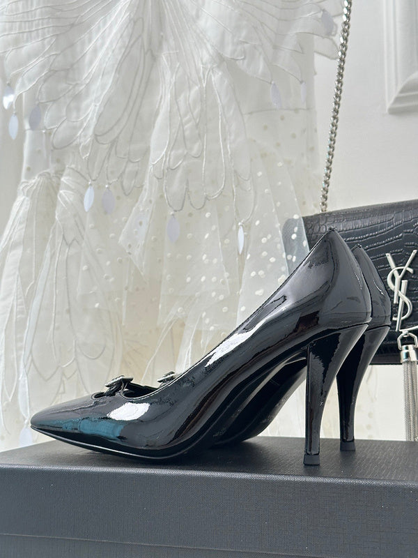 Saint Laurent designer shoes full view