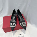 Valentino Garavani designer shoes full view