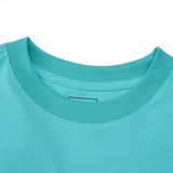 Close-up detail shot of Rhude luxury clothing with logo-detail design