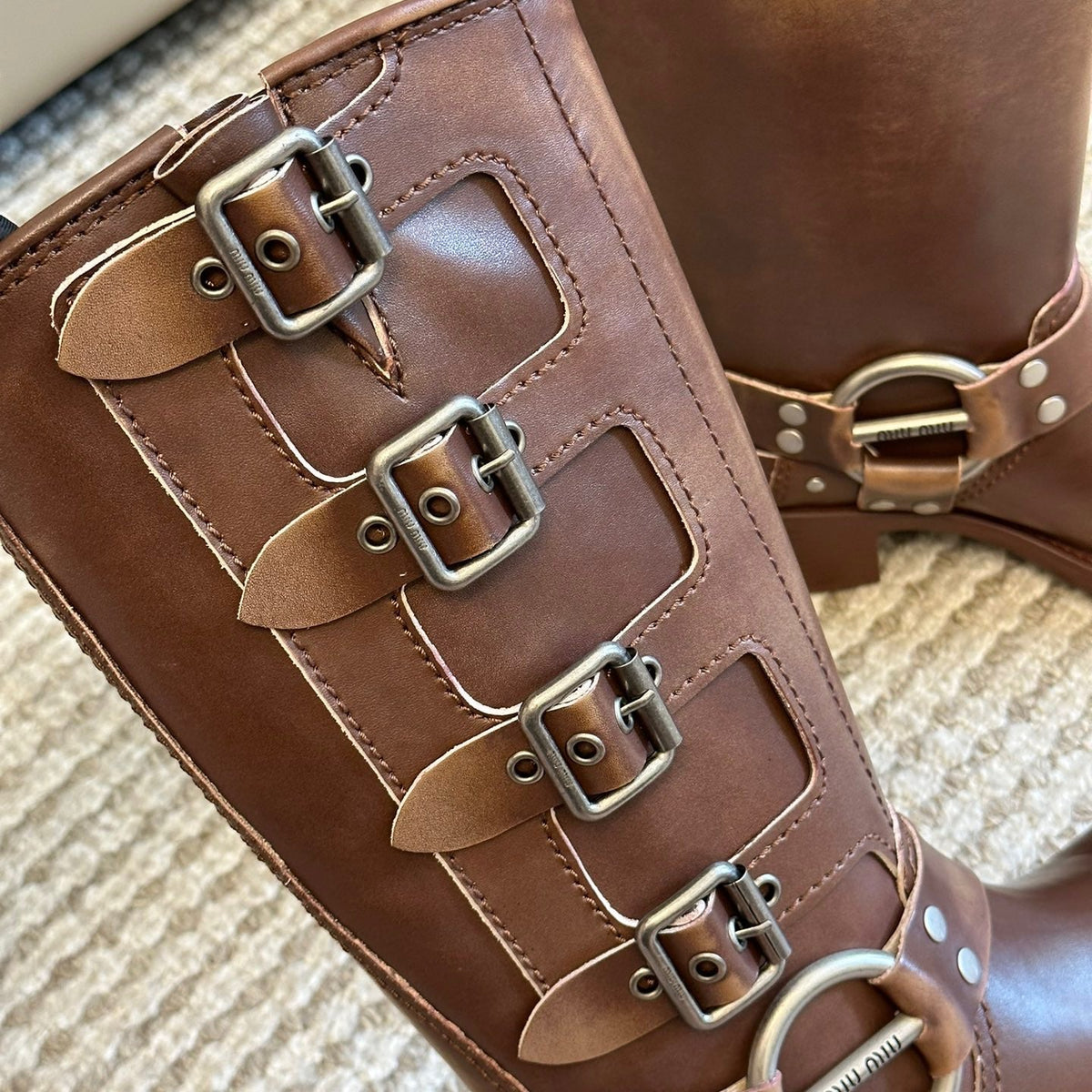 Shoes? Miu M Boots Luxury Lifestyle Designer Footwear