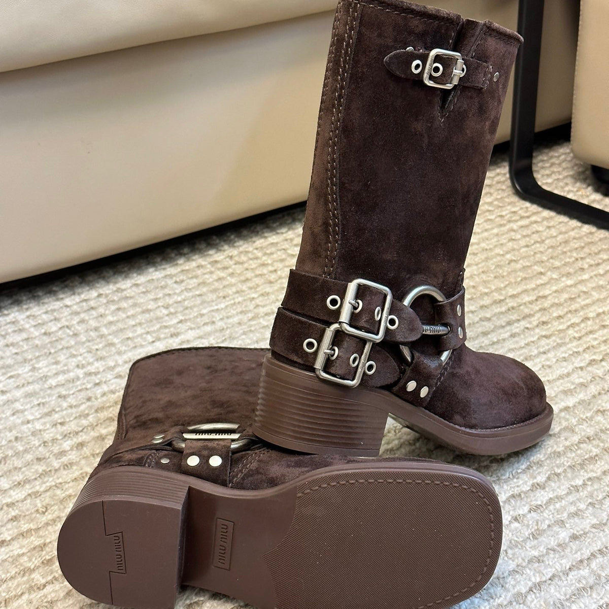Shoes? Miu M Boots Premium Designer Casual Shoes