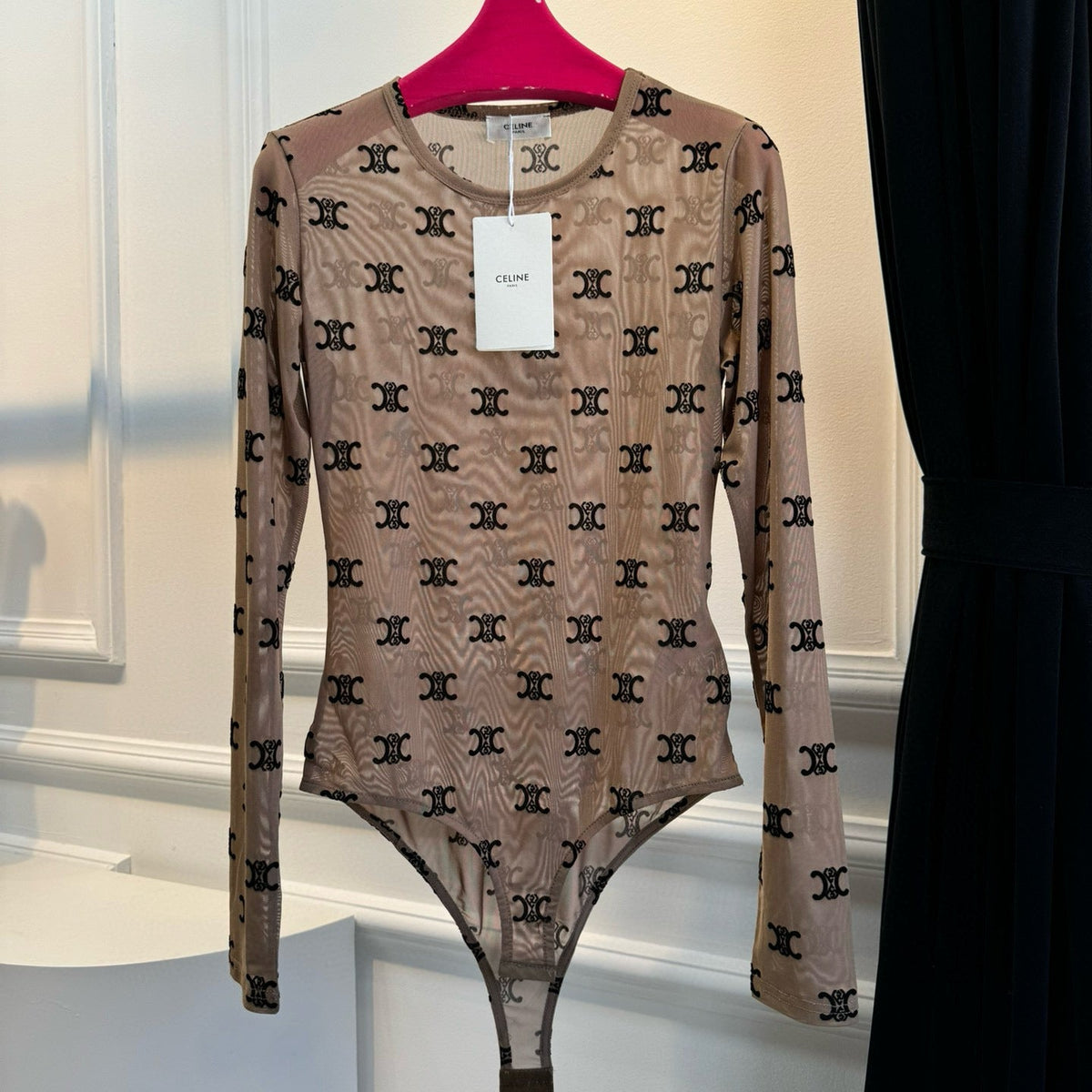 Celine Bodysuit – luxury designer piece with signature house detailing