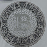 Close-up of Balmain designer clothing craftsmanship