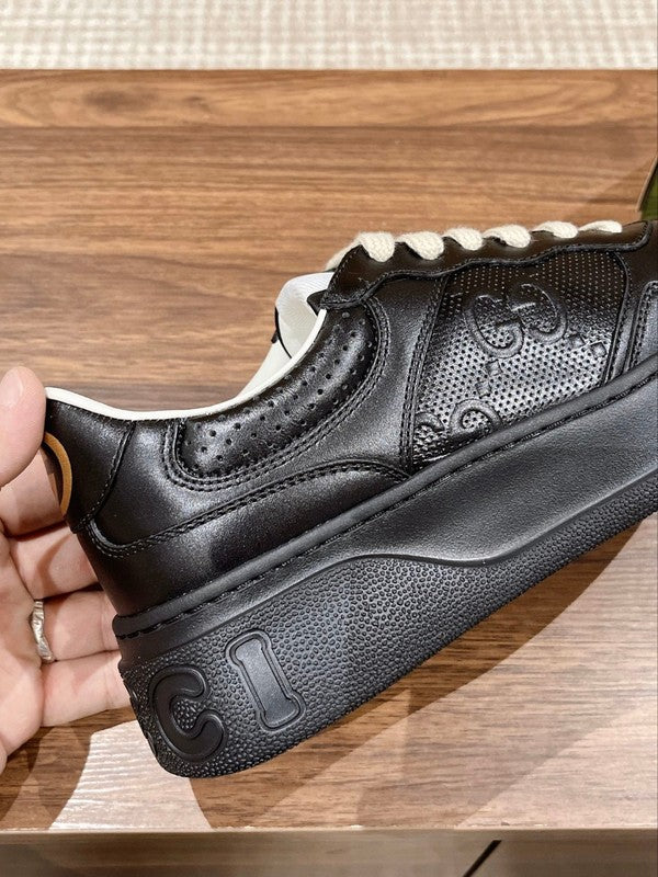 Gucci sneakers detailed view showing premium designer craftsmanship