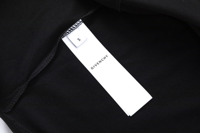 Back view of Givenchy luxury clothing with signature branding