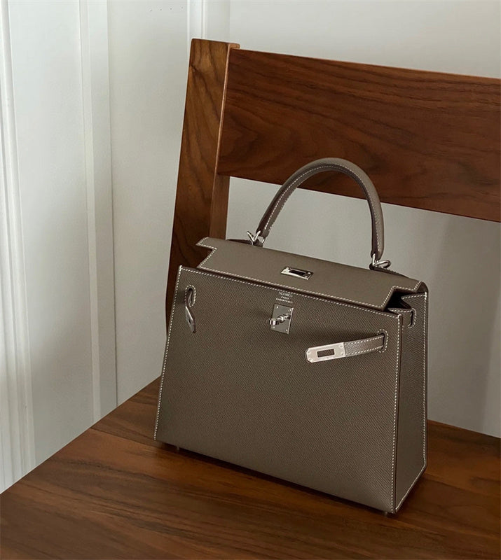 Close-up detail of modernist bag design