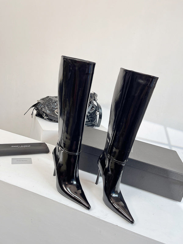 Saint Laurent luxury shoes back view — premium authentic designer style