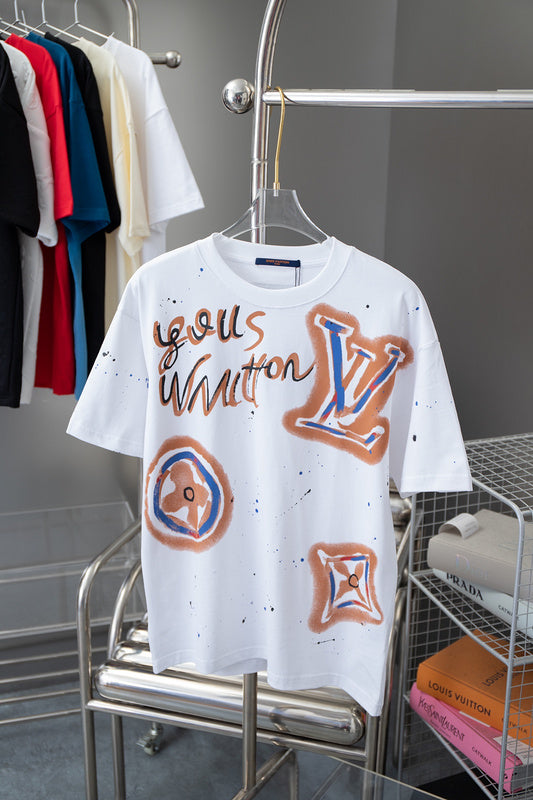 Back view of Louis Vuitton cotton t-shirt with tailored silhouette