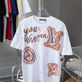 Back view of Louis Vuitton cotton t-shirt with tailored silhouette