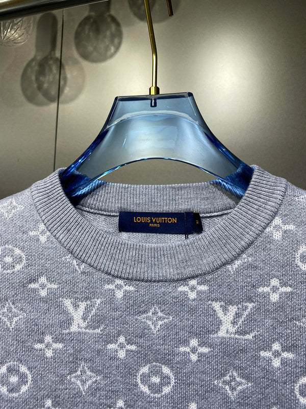 Front view of Louis Vuitton luxury clothing with streetwear-inspired cut