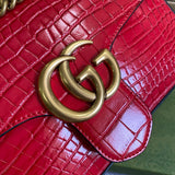 Handle and strap detail of refined chic women's handbag – women's statement bag