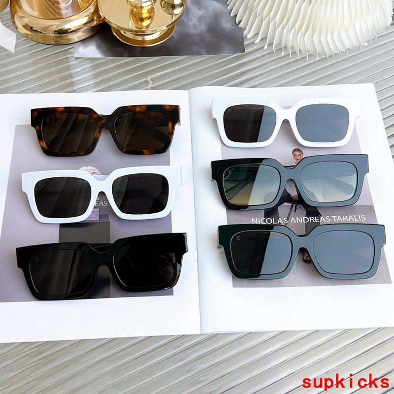 Lifestyle view of Louis Vuitton unisex sunglasses