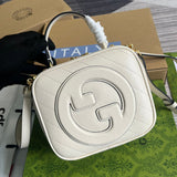 Side profile of premium structured women's handbag – women's everyday handbag