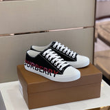 Burberry Grey Classic Ballet Flats - Lifestyle Styling Shot