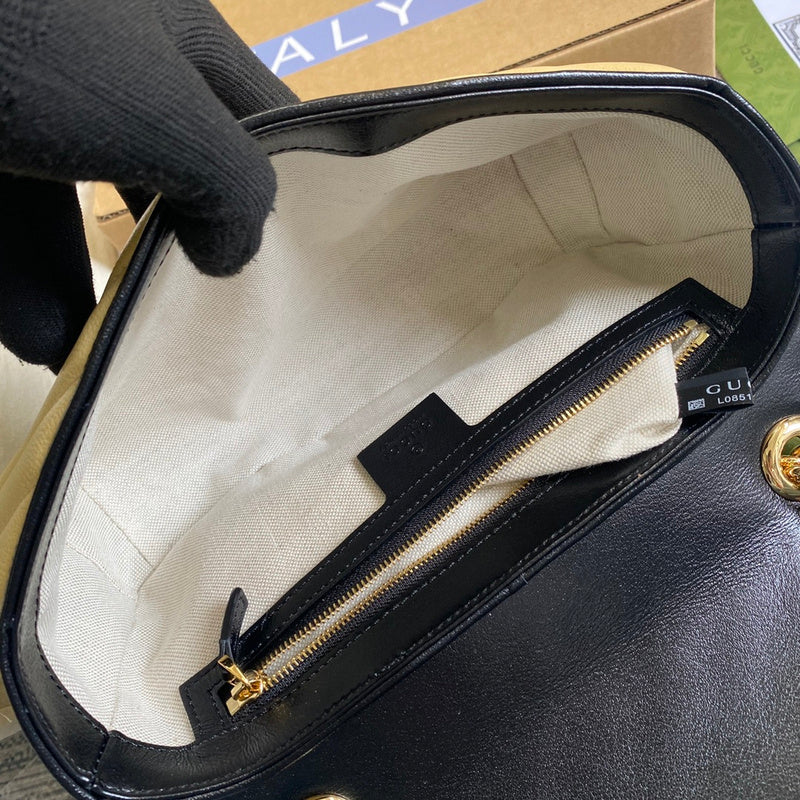 Front view of classic elevated women's handbag – women's everyday handbag