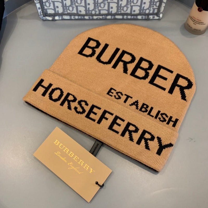 Front view of Burberry unisex cap