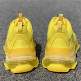 Balenciaga Nude Low-Top Sneakers - Back View