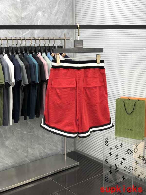 Side profile of Rhude luxury clothing with everyday silhouette