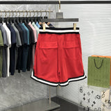 Side profile of Rhude luxury clothing with everyday silhouette