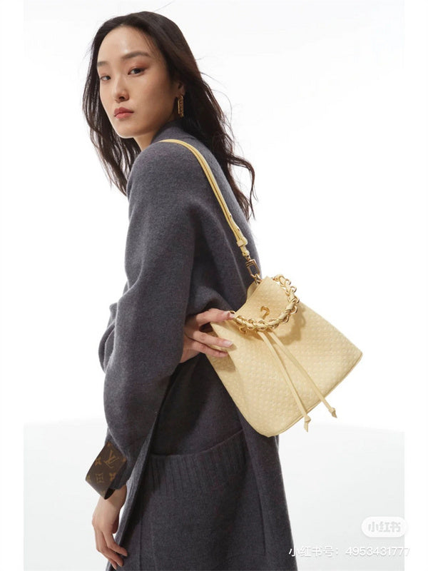 graceful handbag detail view showing craftsmanship