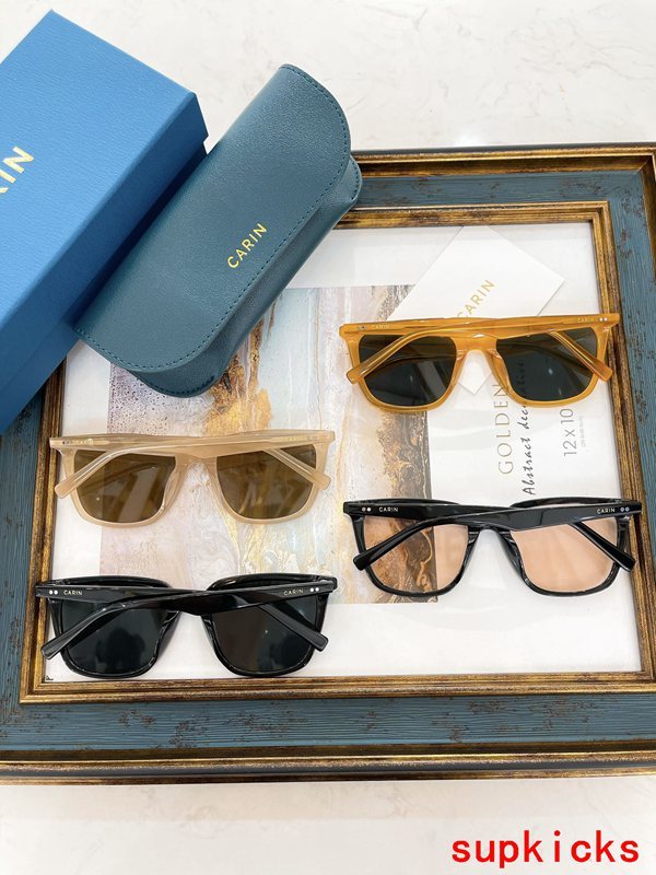 Close-up detail view of Louis Vuitton unisex sunglasses