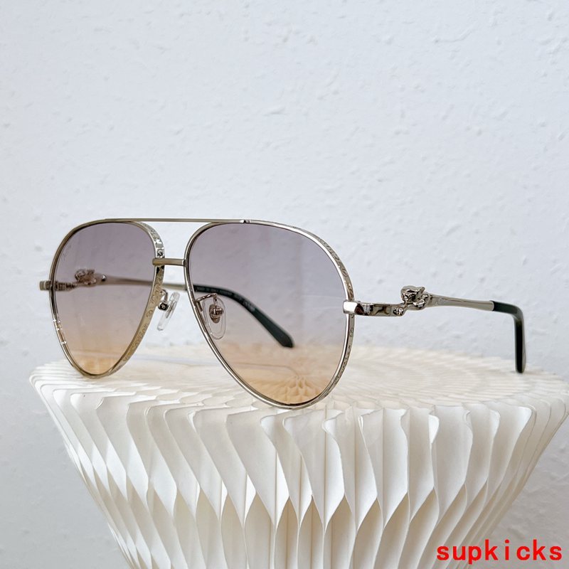 Angled view of Cartier unisex sunglasses
