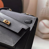 Sculpted bag shown from front angle