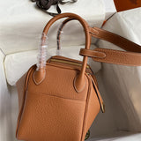 Close-up detail of polished bag design