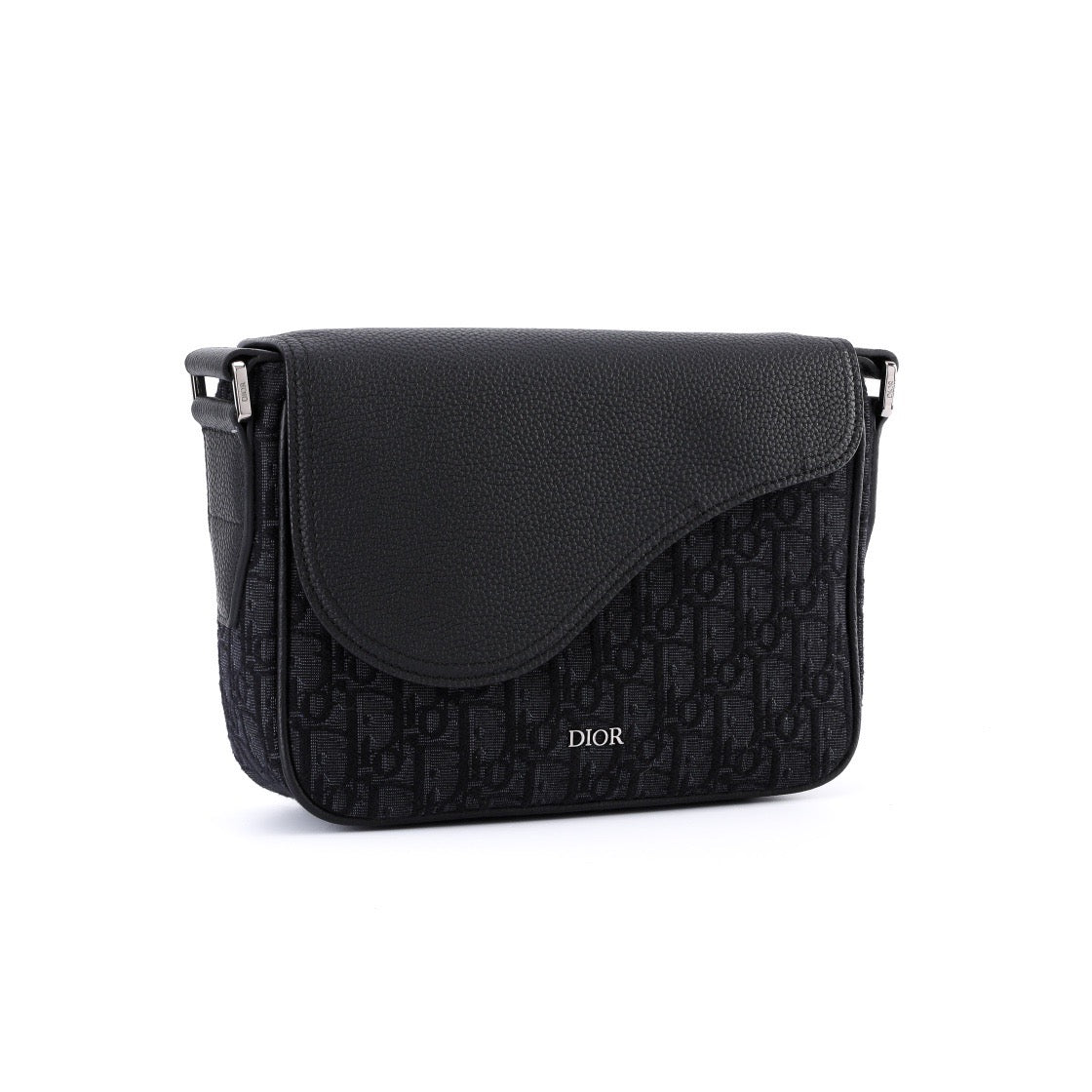 Front view of Christian Dior Mini Sadle Bag premium cd mini sadle bag