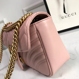 Handle and strap detail of polished signature women's handbag – women's statement bag