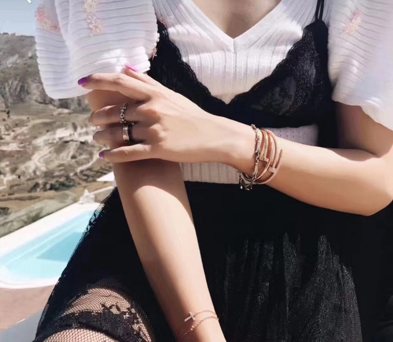 Angled view of Cartier unisex jewelry piece