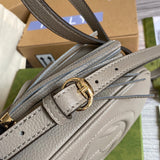 Close-up detail of modern structured women's handbag – women's luxury handbag