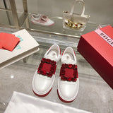 Roger Vivier luxury shoes close-up — premium authentic designer style