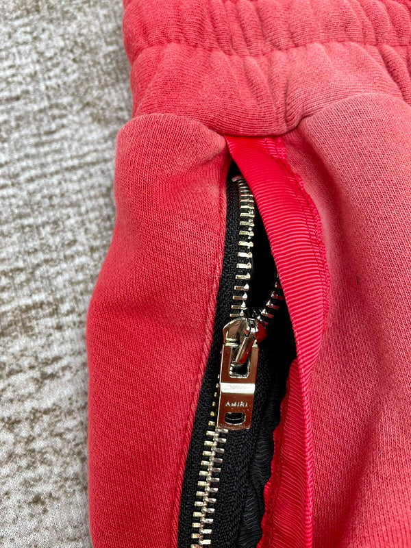 Close-up of Amiri t-shirt craftsmanship