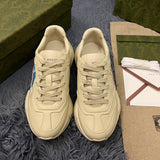 Gucci muted earth tones luxury sneakers view 9 low-top design
