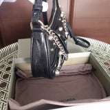 Side profile of statement everyday-luxe women's handbag – women's premium purse
