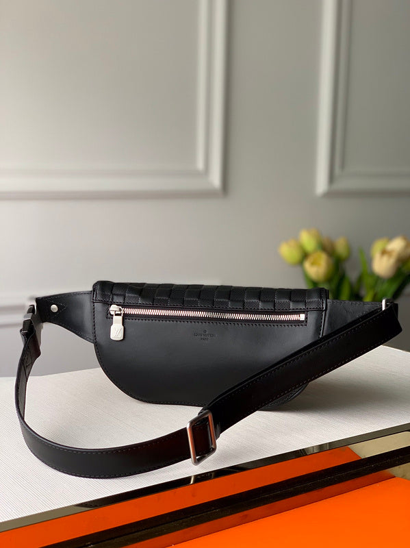 Front view of polished structured women's handbag – women's designer-style accessory