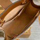 Side profile of everyday-luxe refined women's handbag – women's premium purse