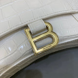 Refined Vegan Leather Handbag - Sleek Minimalist Lines | Women's Statement Accessory #466 - hardware and detail close-up (image 5) of designer-inspired handbag