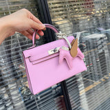 Poised bag shown from front angle