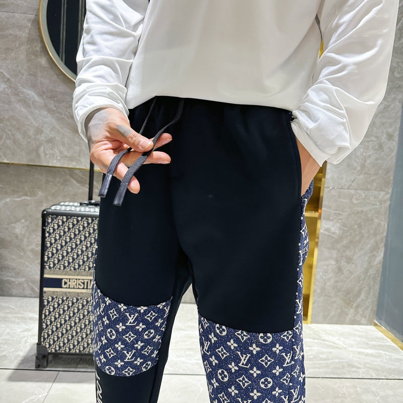 Front view of Louis Vuitton luxury clothing with contemporary cut