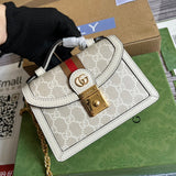 Front view of polished statement women's handbag – women's premium purse