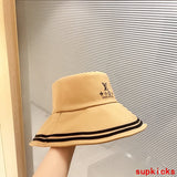 Close-up detail view of Louis Vuitton unisex cap