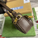 Top view of chic refined women's handbag – women's designer-style accessory