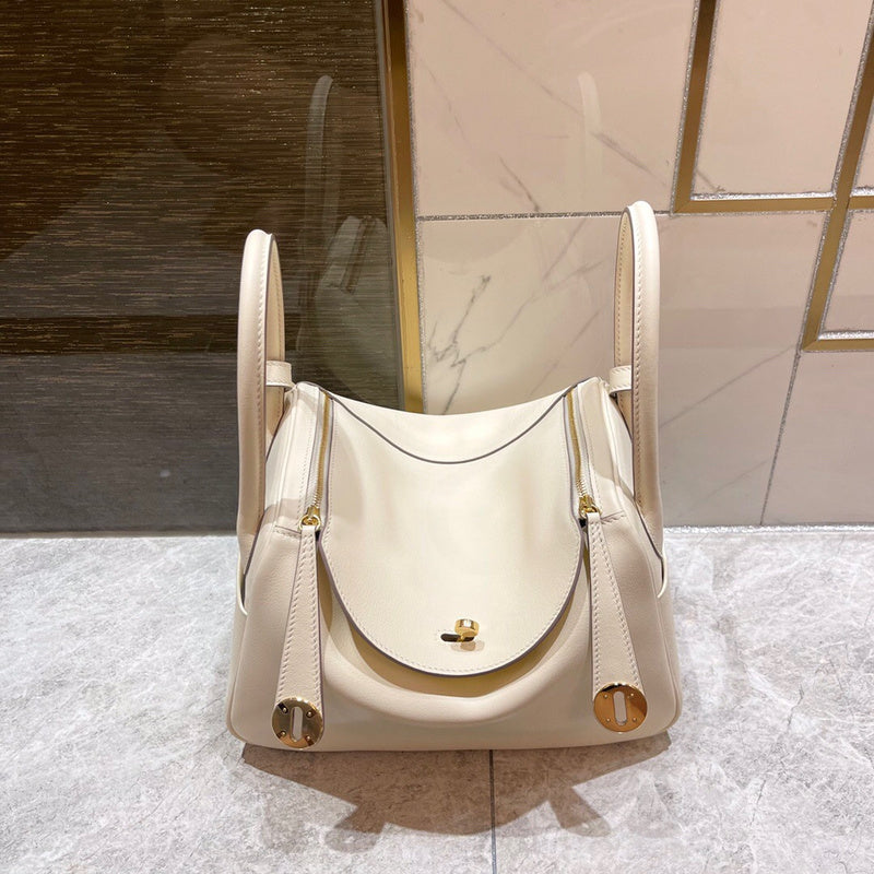 Sleek bag shown from front angle
