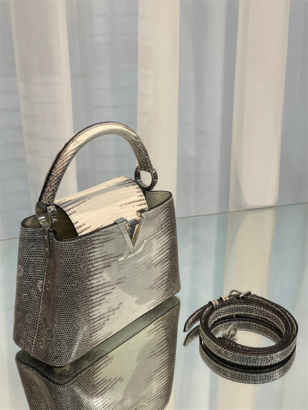  Sleek tote bag carried on shoulder 10