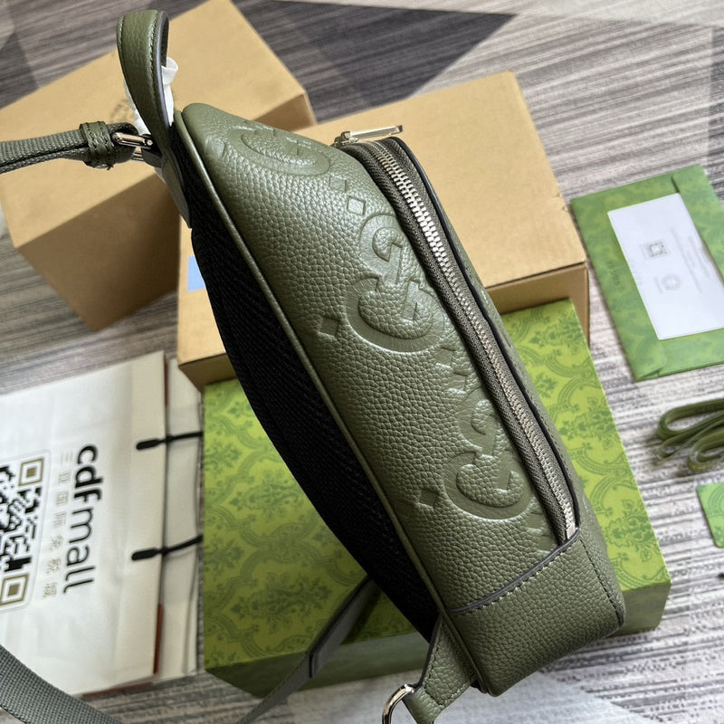 Front view of classic sleek women's handbag – women's designer-style accessory