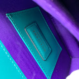 Polished Premium PU Leather Handbag - Smooth Faux-Leather Exterior | Women's Luxury Handbag #1694 - close-up detail shot (image 3) of designer-inspired handbag