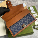 Interior view of structured everyday-luxe women's handbag – women's statement bag