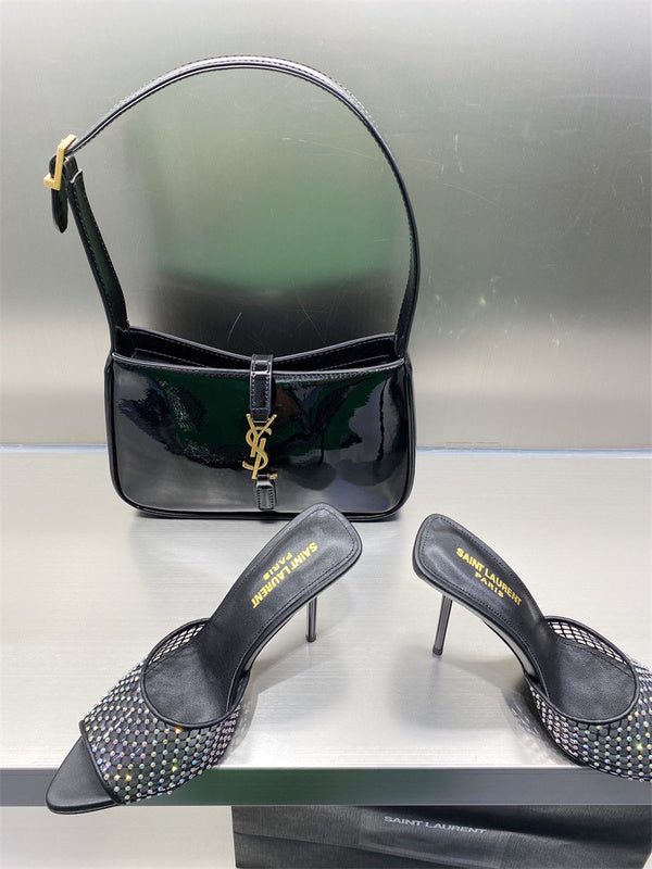 Saint Laurent designer shoes full view
